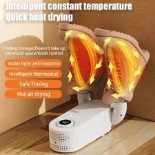 Electric Folding Shoe Boot Dryer Heat Blower Glove Warmer Socks Ski Boot Dryer