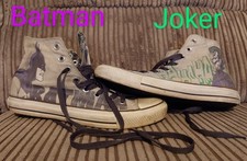 Converse All Star DC Comics Batman & Joker Boots Mens 8 Womens 10 EUR 41.5