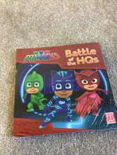 Set of 4 PJ MASKS Battle of the HQs Children's Books (Brand New)