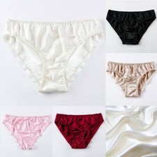 Womens Sexy Silk Satin Panties
