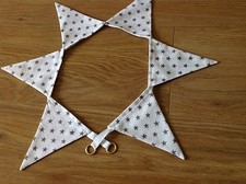 BUNTING CURTAIN NURSERY SCANDI