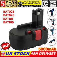 Battery For Bosch BAT025 BAT026 BAT160 GSB 18 VE-2 GSR PSB PSR 18V 5000mAh Ni-MH
