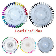 Extra Long Pearl Head Pins for Heavy Gauge Upholstery Dressmaking & DIY Crafts