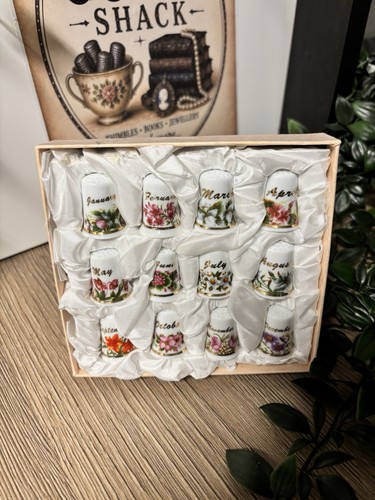 Months floral porcelain - months,