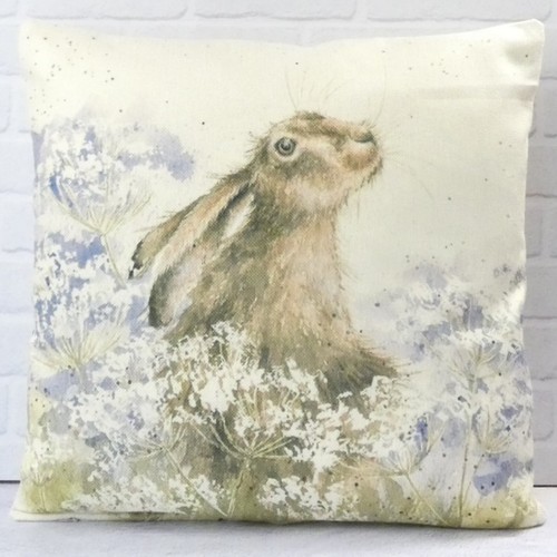 Rabbit cushion cover country - cover,