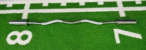 8kg chrome curl bar brand - bar-,