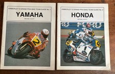 YAMAHA & HONDA 2 x Kimberley’s Grand Prix Bike Team Guide No. 1 & 2 1980s 