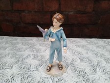 Royal Worcester Boy Parakeet Figurine 3087