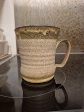 Decorative Studio Pottery Hand Painted Mug