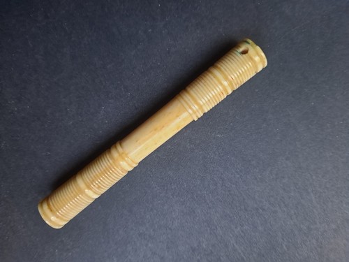 Antique bone sewing needle - antique,