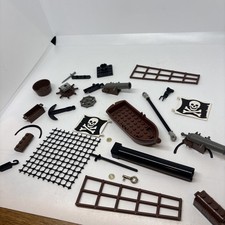 Lego Rare Vintage Pirate set Spares Repairs Masts Cannon Ship Boat Bundle