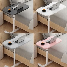 Adjustable Height & Angle Over Bed Table Hospital Overbed Aid Chair Laptop Tray