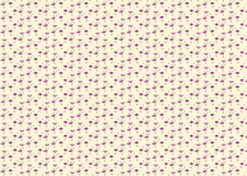 Dolls house wallpaper pink - dolls,