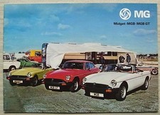 MG Range Car Sales Brochure March 1978 Ref 3264/B  MGB Midget MGB GT