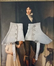 Vintage Victorian Men's Spats Gaithers Button-Up Spats Boot Shoe 