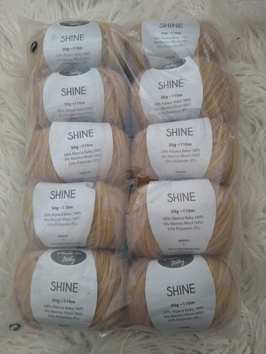500g shine baby alpaca - shine,