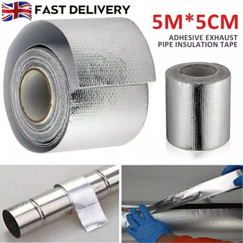 5cm silver exhaust heat - 5cm, 5m