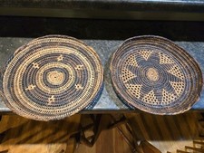 SET OF 2 Woven Wicker Charger