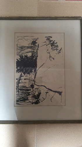 Francis unwin signed - unwin, vintage