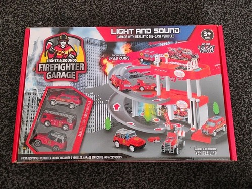 Toy firefighters fire engine - firefighters,