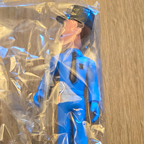 Blue black police officer - police,