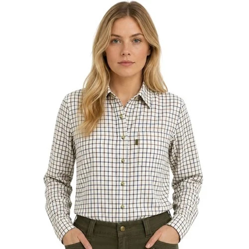 Game ladies tattersall shirt - ladies,