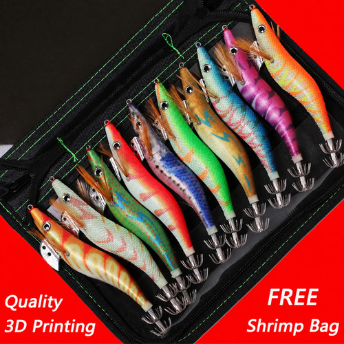 10pc luminous squid jig - 10pc,