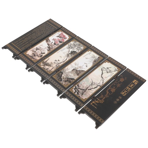 Small wooden folding screen - small,