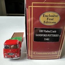 Gilbow EFE OO/1:76 scale 31401 ERF Flatbed 2 Axle - Sandford Potteries