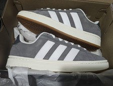 Adidas grand court gray suede - court,