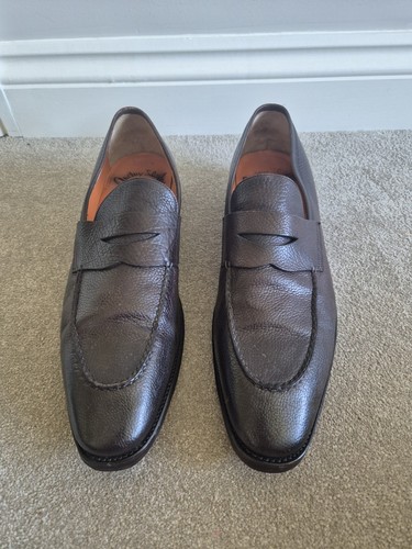 Santoni men dark brown - men's,