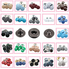 15mm Snap Press Studs Fastener Popper Buttons Sewing Colourful Caps for Coats