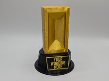 Personalised Brick Trophy, Brick Shape Gift, Brick Award Gift, Bricklayer Trophy