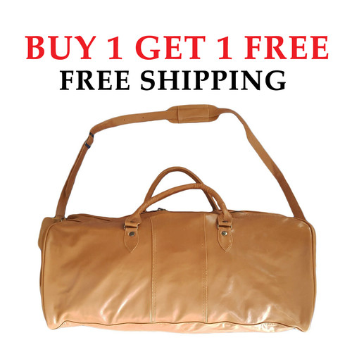 Genuine cowhide leather travel - genuine,