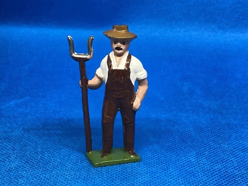 Farmer with pitchfork fylde - pitchfork, by