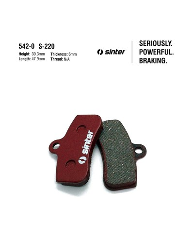 Sinter kart brake pads 220 - sinter,