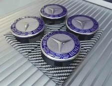 4 x Blue Mercedes Benz 75mm