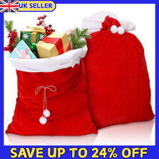 2XL Extra Large Christmas Sacks Reusable With rope Wrap Present Gift Party Bags