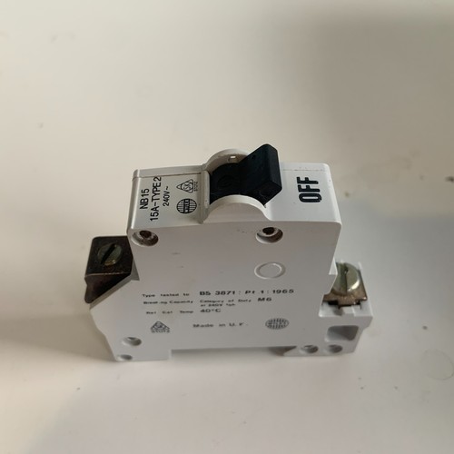 Wylex nb15 type circuit - type, 2