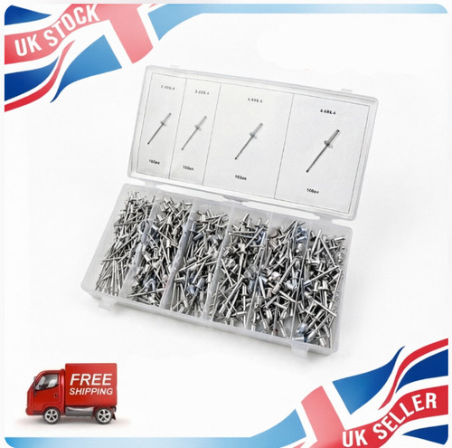 400pc rivets assorted - 400pc,