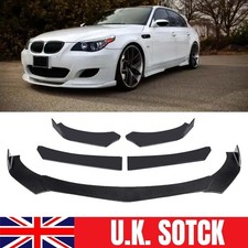 Front Bumper Lip Body Kit Splitter Spoiler Black For BMW E90 E92 E60 E61 E82 E87