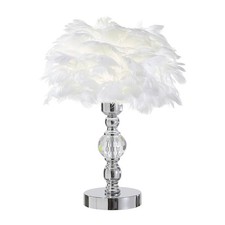 Fluffy Feather Table Lamp
