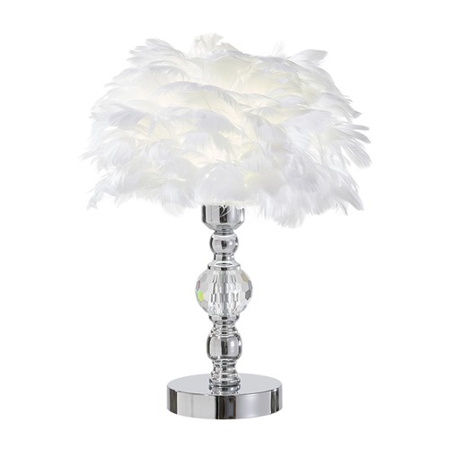 Fluffy feather table lamp - fluffy,