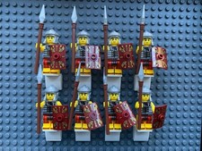 8X Collectible Roman Army Soldier Minifigures - NEW