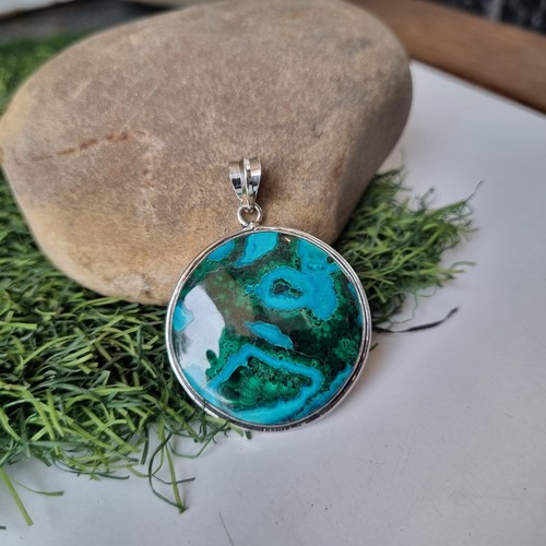 Natural azurite malachite - azurite,