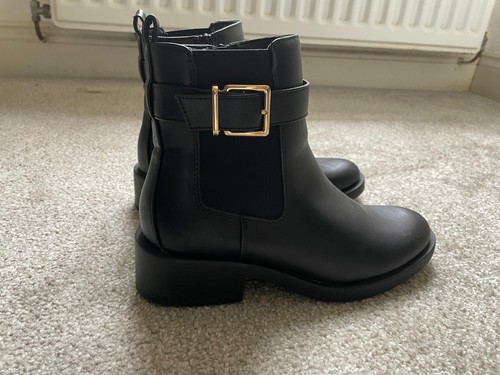 Black chelsea ankle boots - f&f,