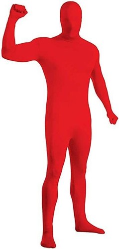 Red zentai adult - zentai, body