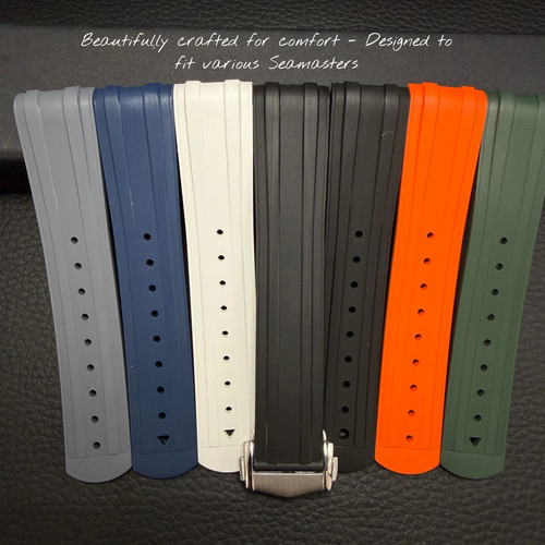 Premium fkm rubber watch strap - fkm,