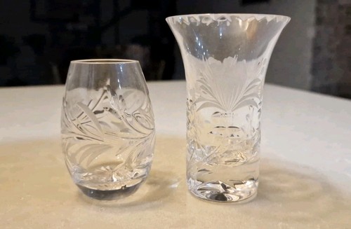 Small royal brierley vases - small,