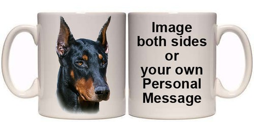 Doberman personalised dog - personalised, mug